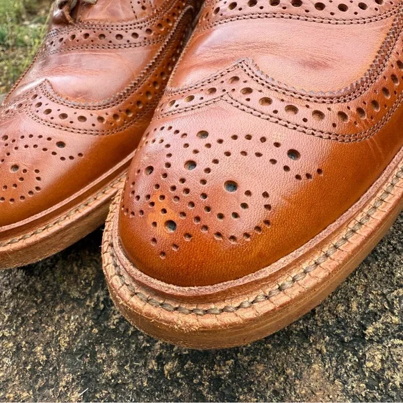 Allen Edmonds McTavish 9D Tan Leather Oxfords - Picture 8 of 15